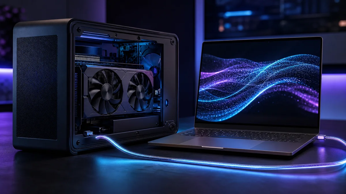 Carte graphique externe eGPU pour accelerer l IA locale
