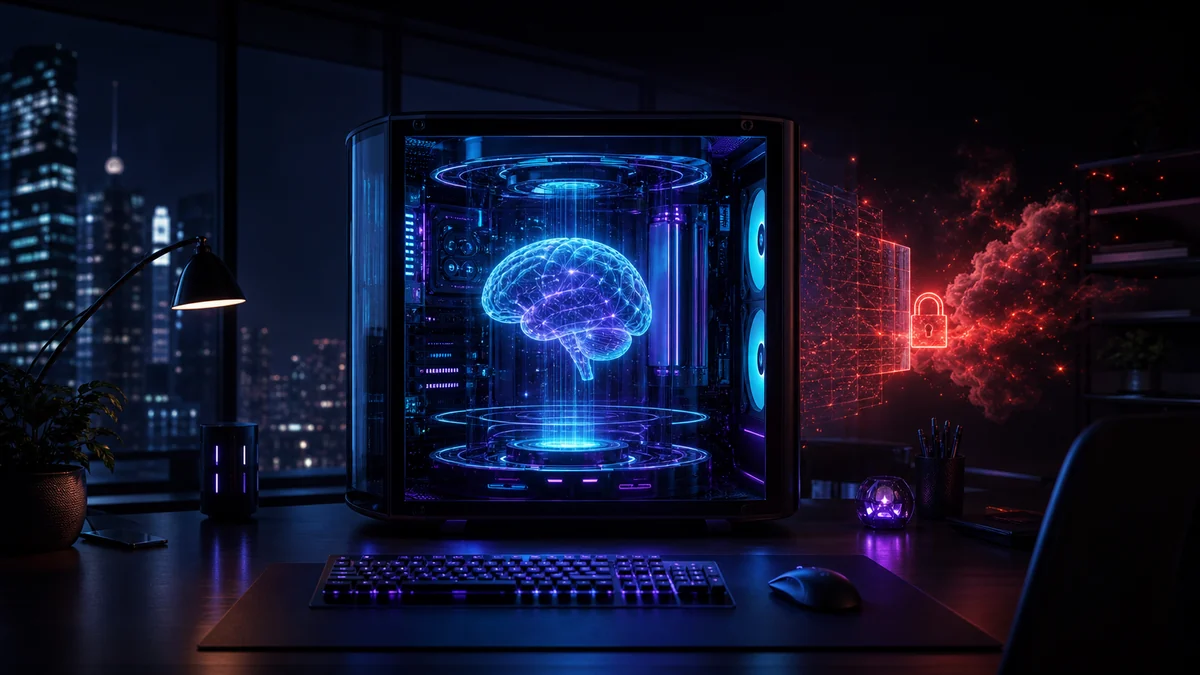 Souverainete IA : un cerveau-IA tourne en securite sur votre machine pendant que le cloud etranger se deconnecte
